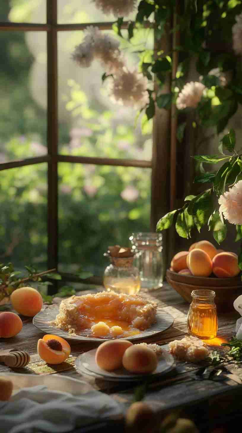 Peach Cobbler with Yellow Cake Mix