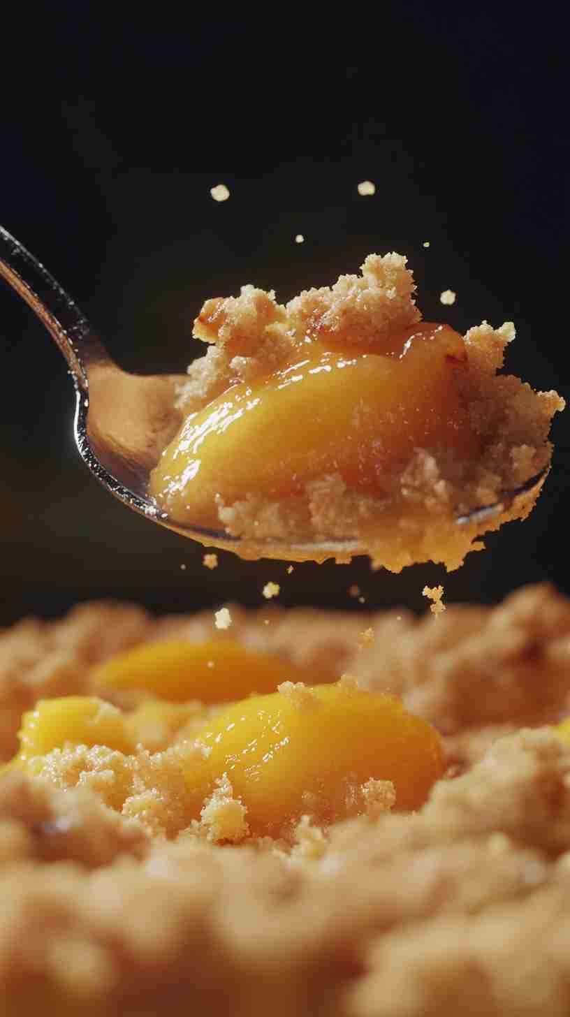 Peach Cobbler with Yellow Cake Mix