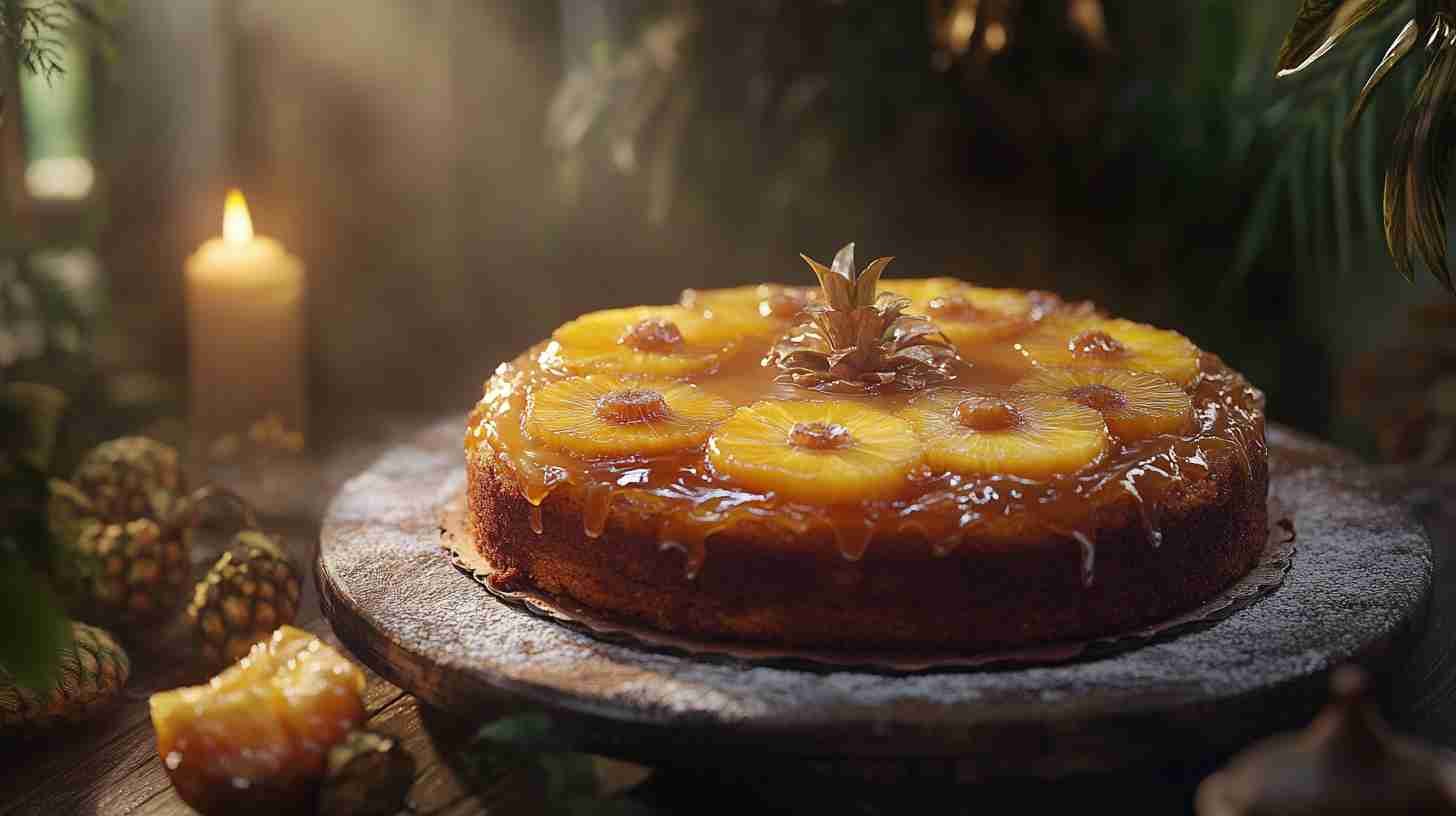 Pineapple Upside-Down Cake with Yellow Cake Mix