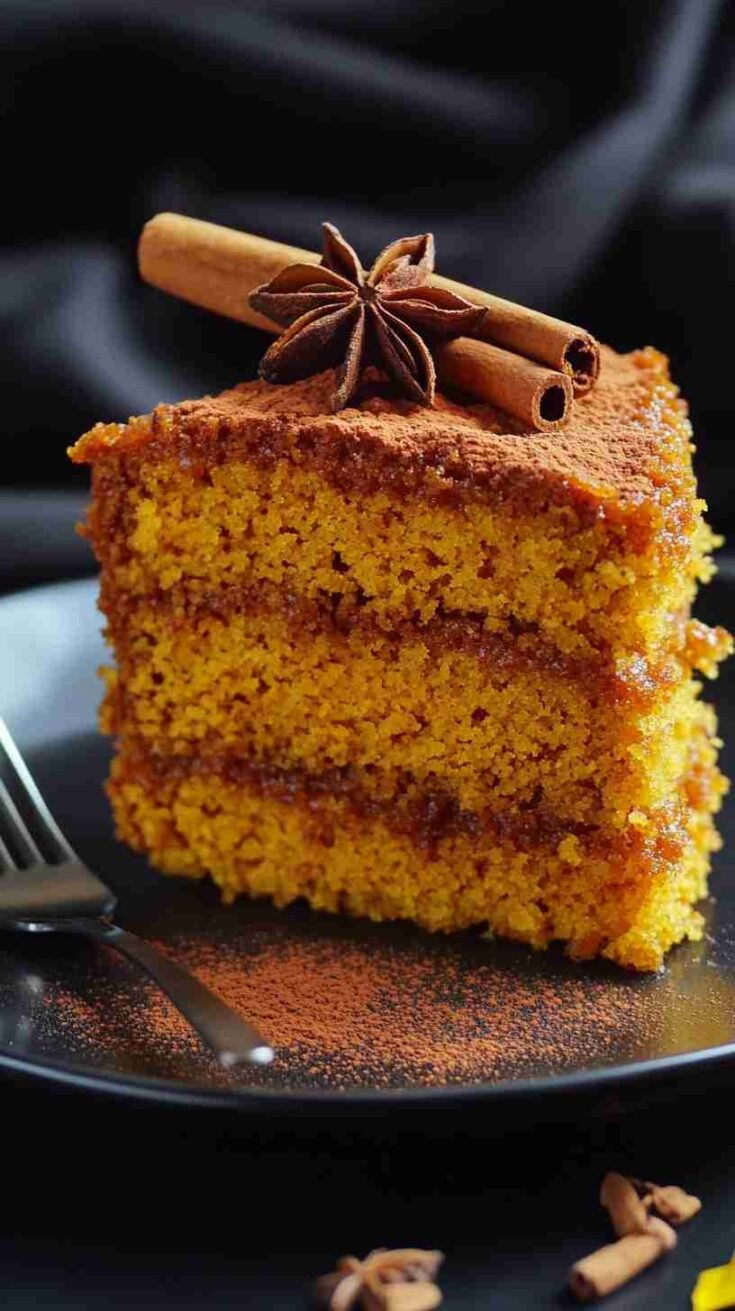 Pumpkin Spice Cake with Yellow Cake Mix