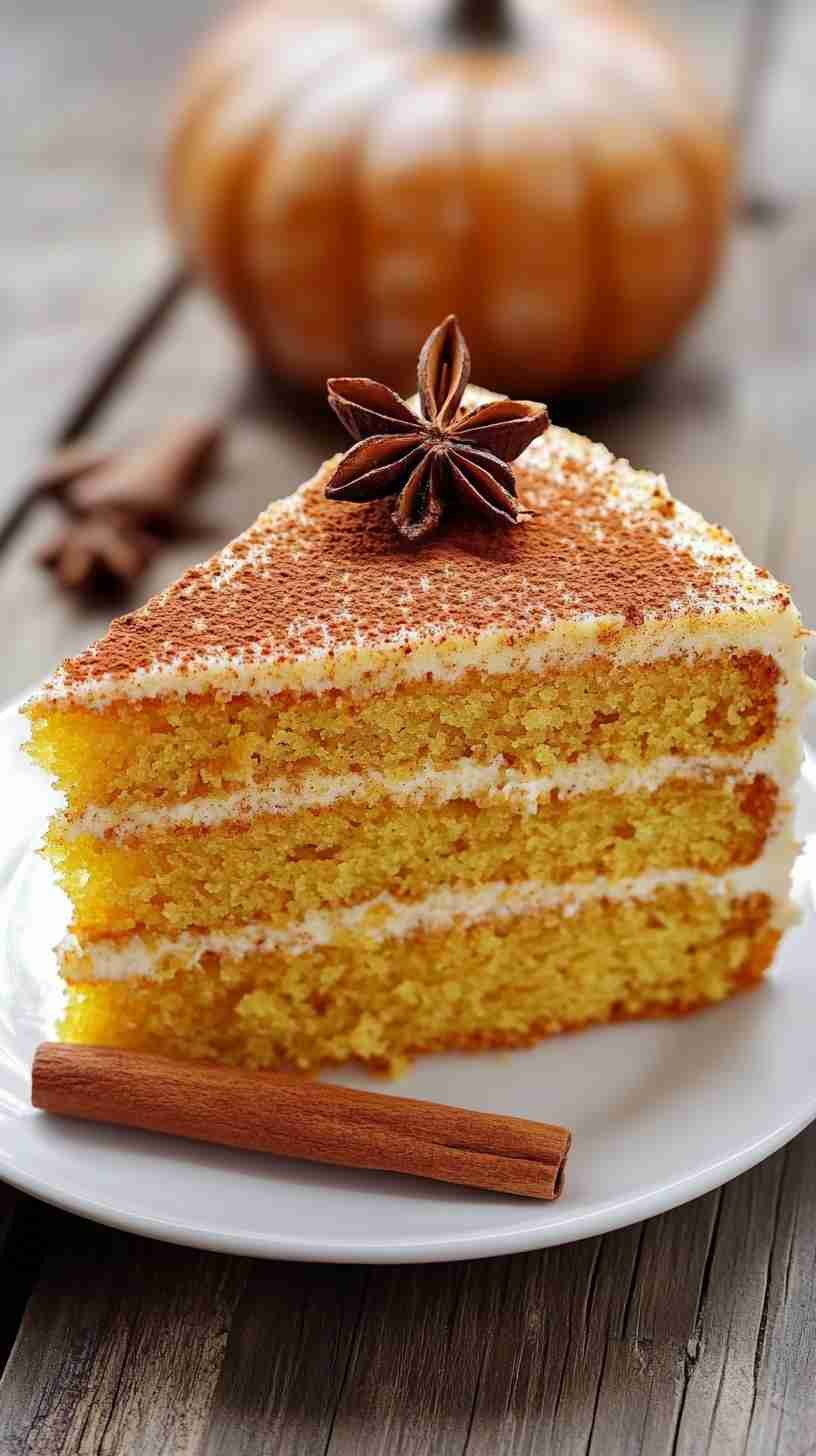 Pumpkin Spice Cake with Yellow Cake Mix
