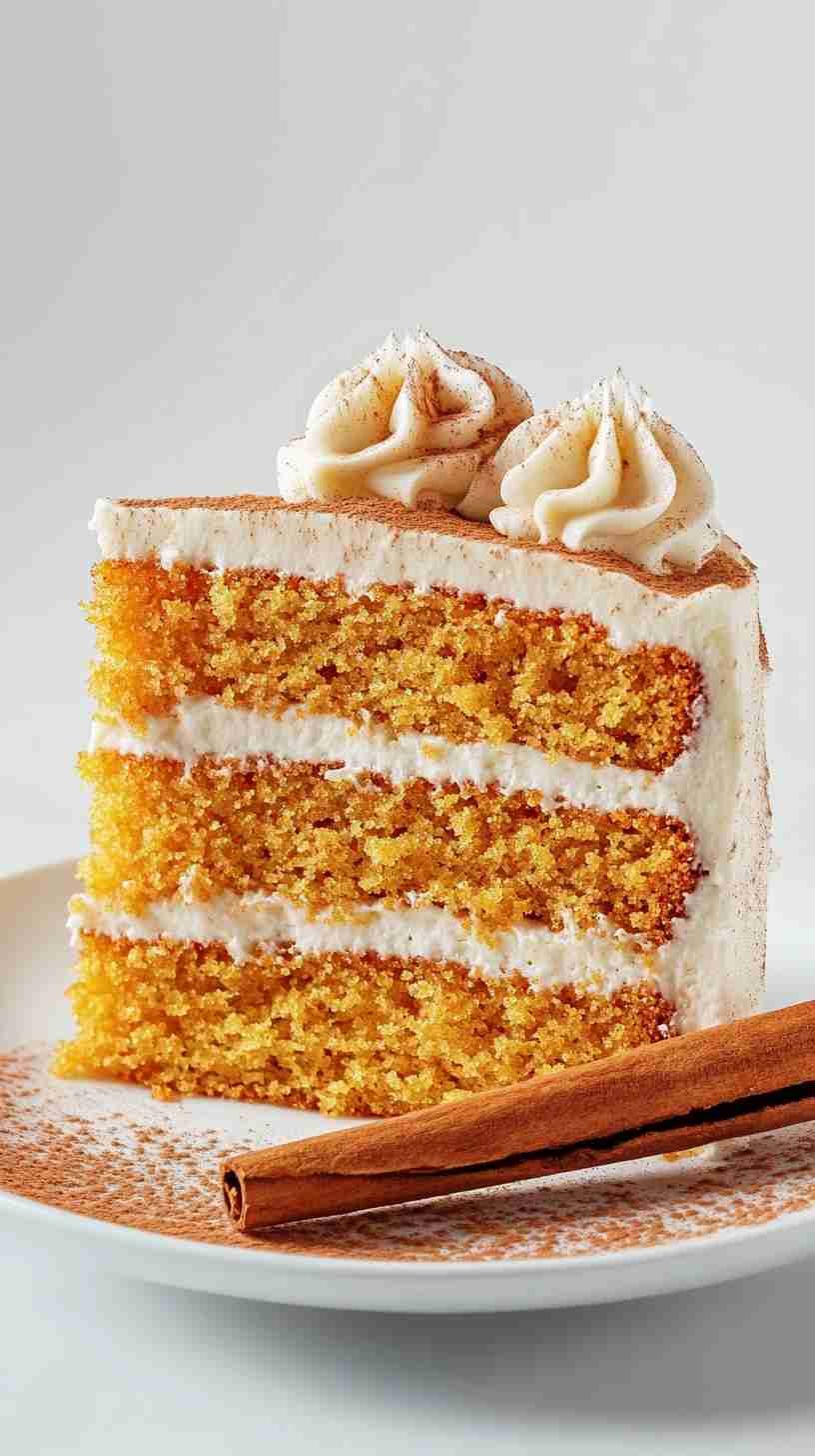 Pumpkin Spice Cake with Yellow Cake Mix