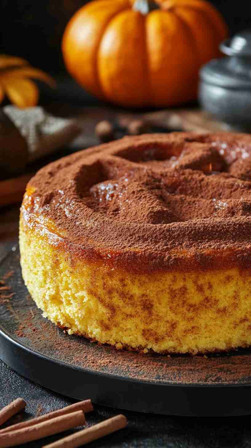 Pumpkin Spice Cake with Yellow Cake Mix