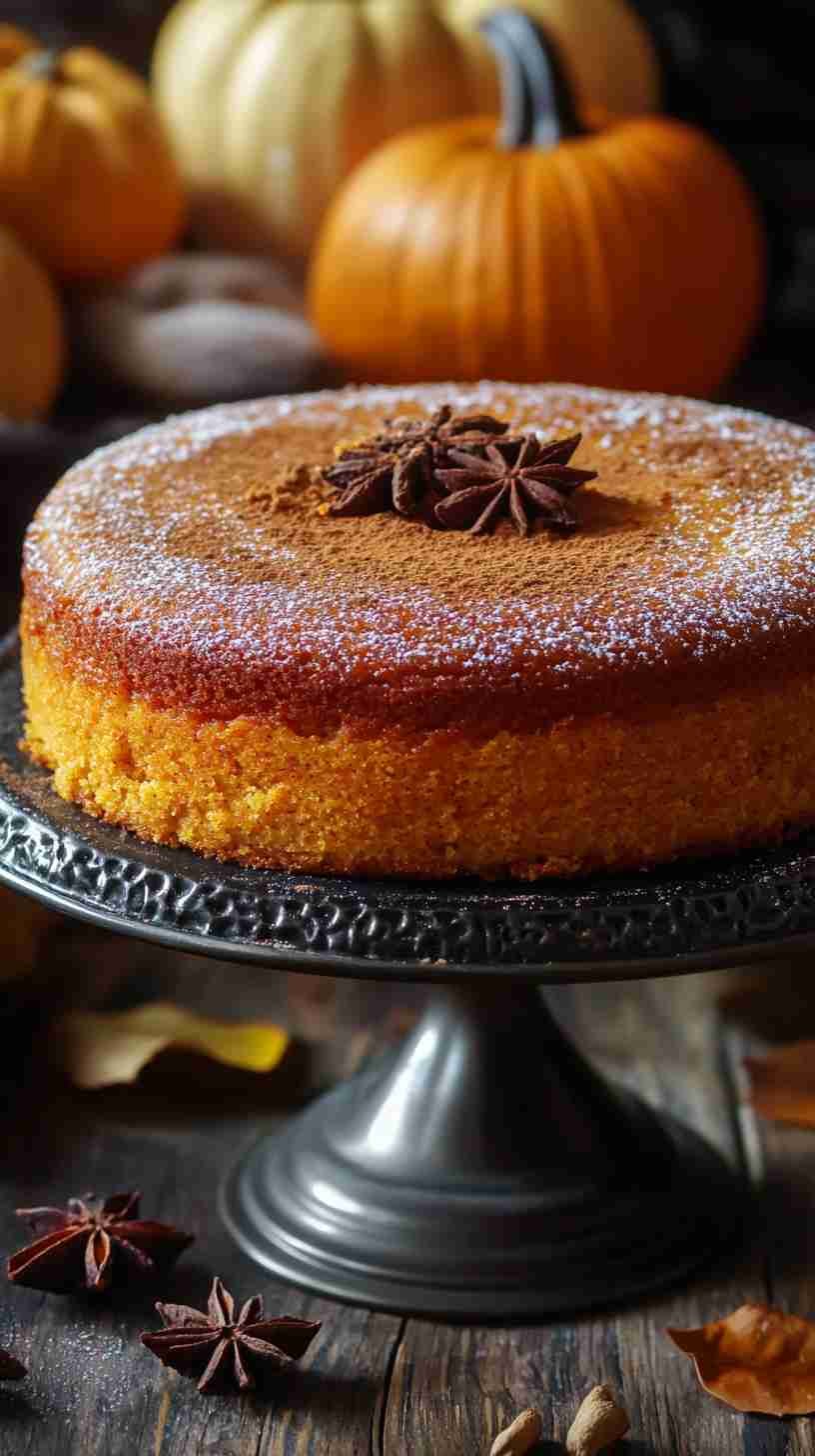 Pumpkin Spice Cake with Yellow Cake Mix
