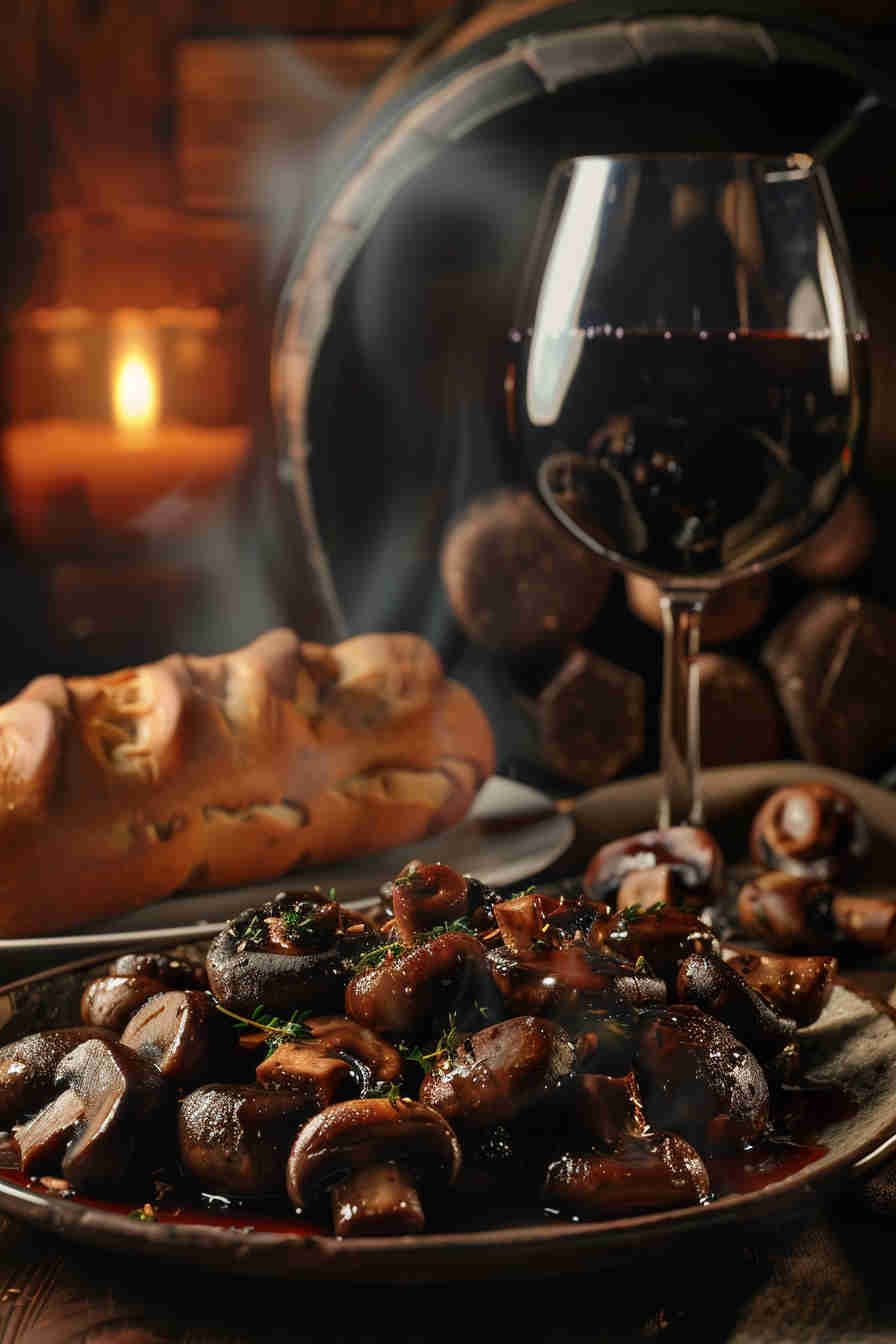 Roasted Mushrooms with Balsamic Glaze