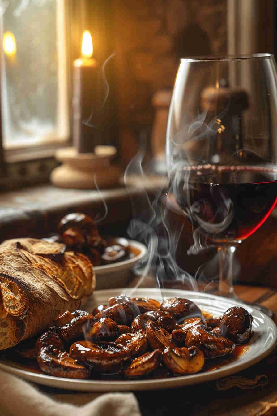 Roasted Mushrooms with Balsamic Glaze