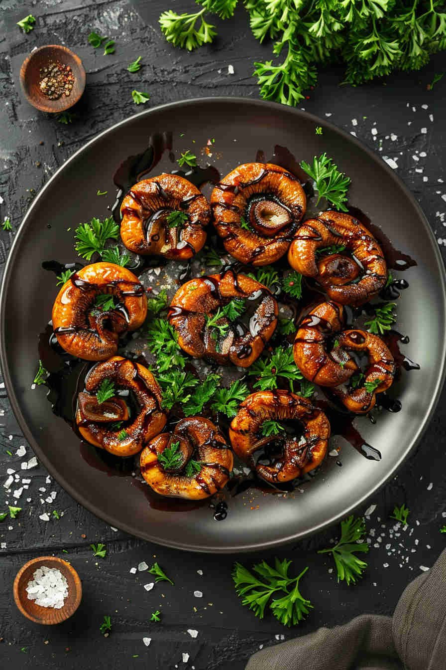 Roasted Mushrooms with Balsamic Glaze