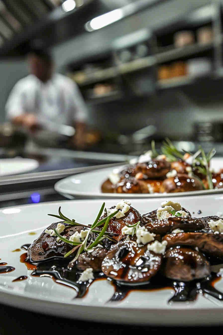 Roasted Mushrooms with Balsamic Glaze