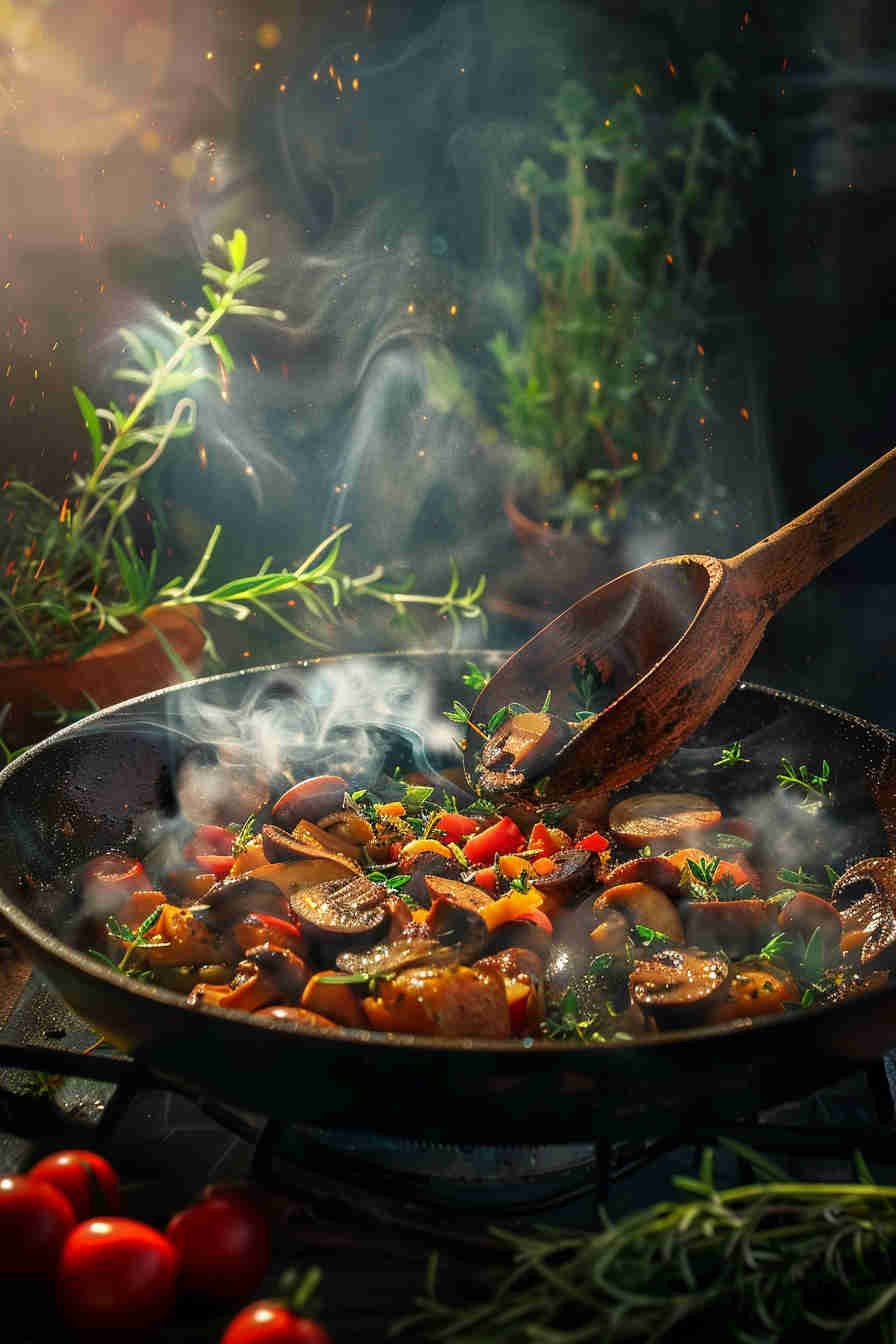 Sauteed Mushrooms in Herb Butter