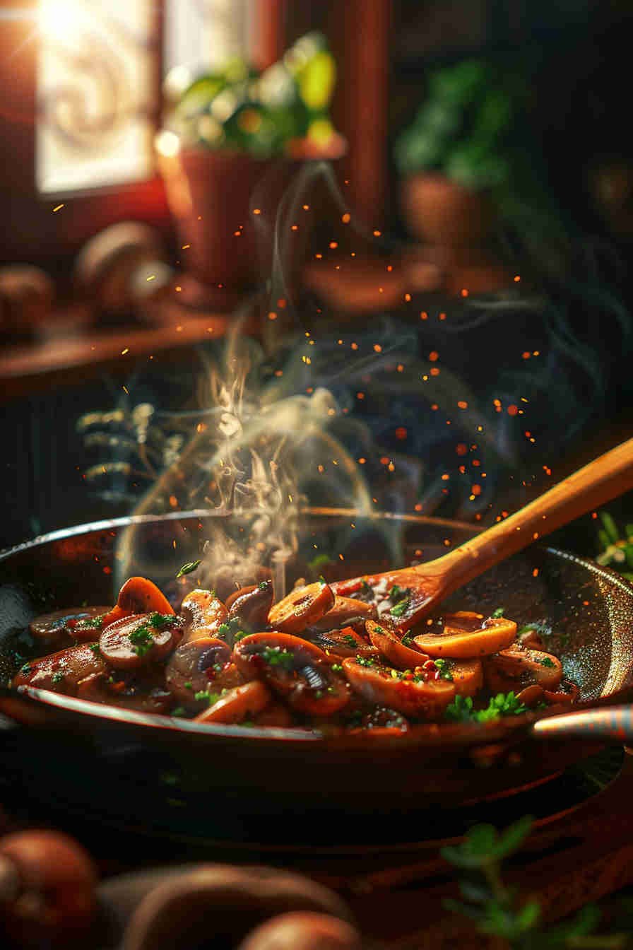 Sauteed Mushrooms in Herb Butter