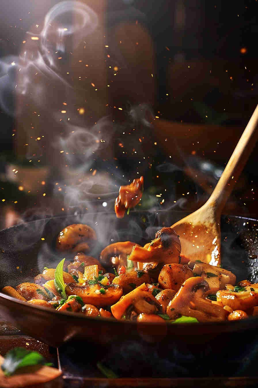 Sauteed Mushrooms in Herb Butter