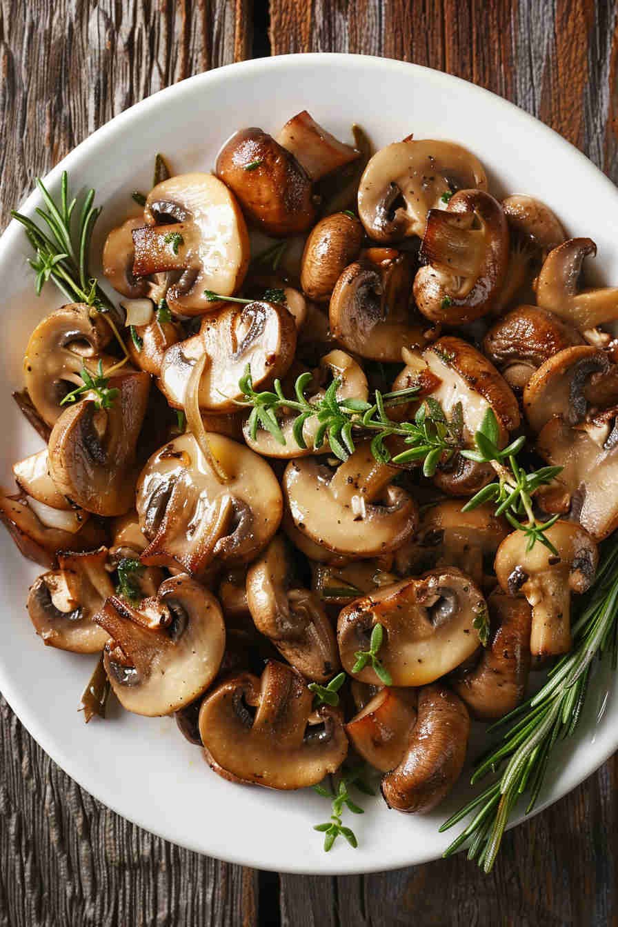 Sauteed Mushrooms with Garlic and Herbs
