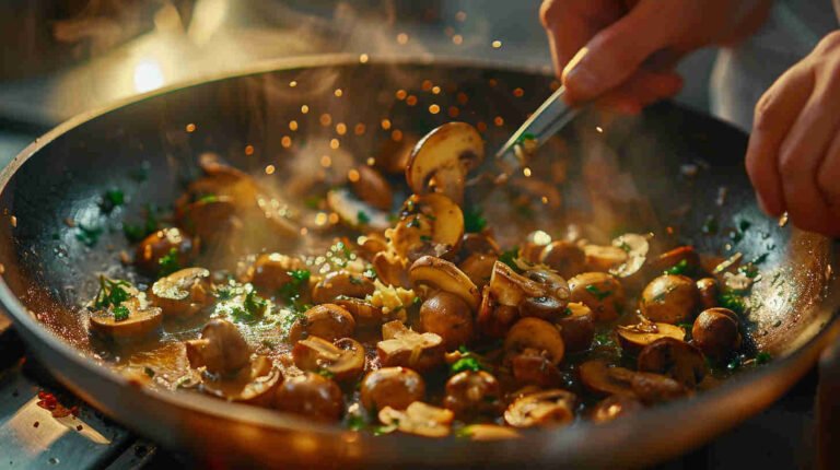 Sauteed Mushrooms with Garlic and Herbs