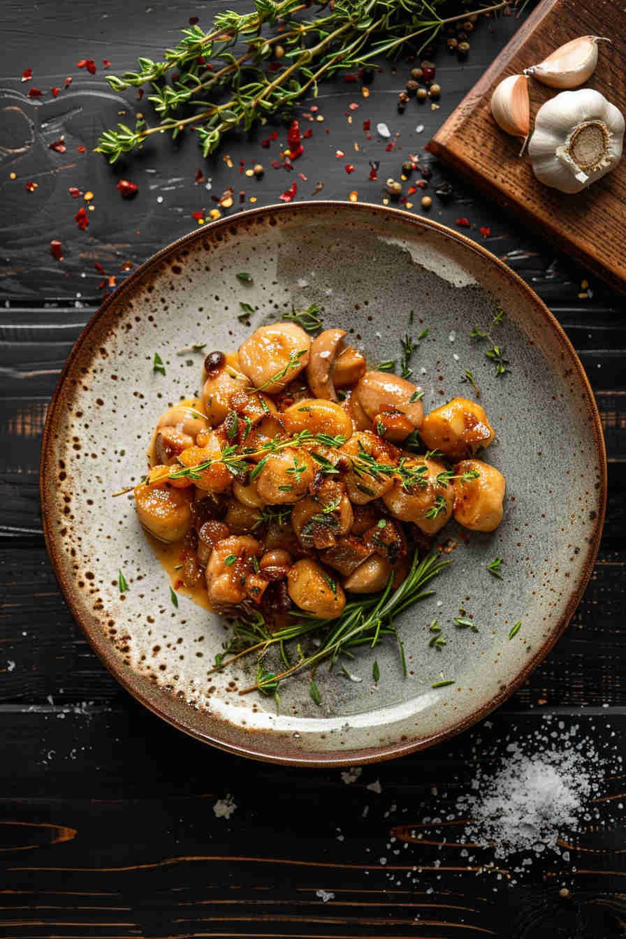 Sauteed Mushrooms with Garlic and Herbs