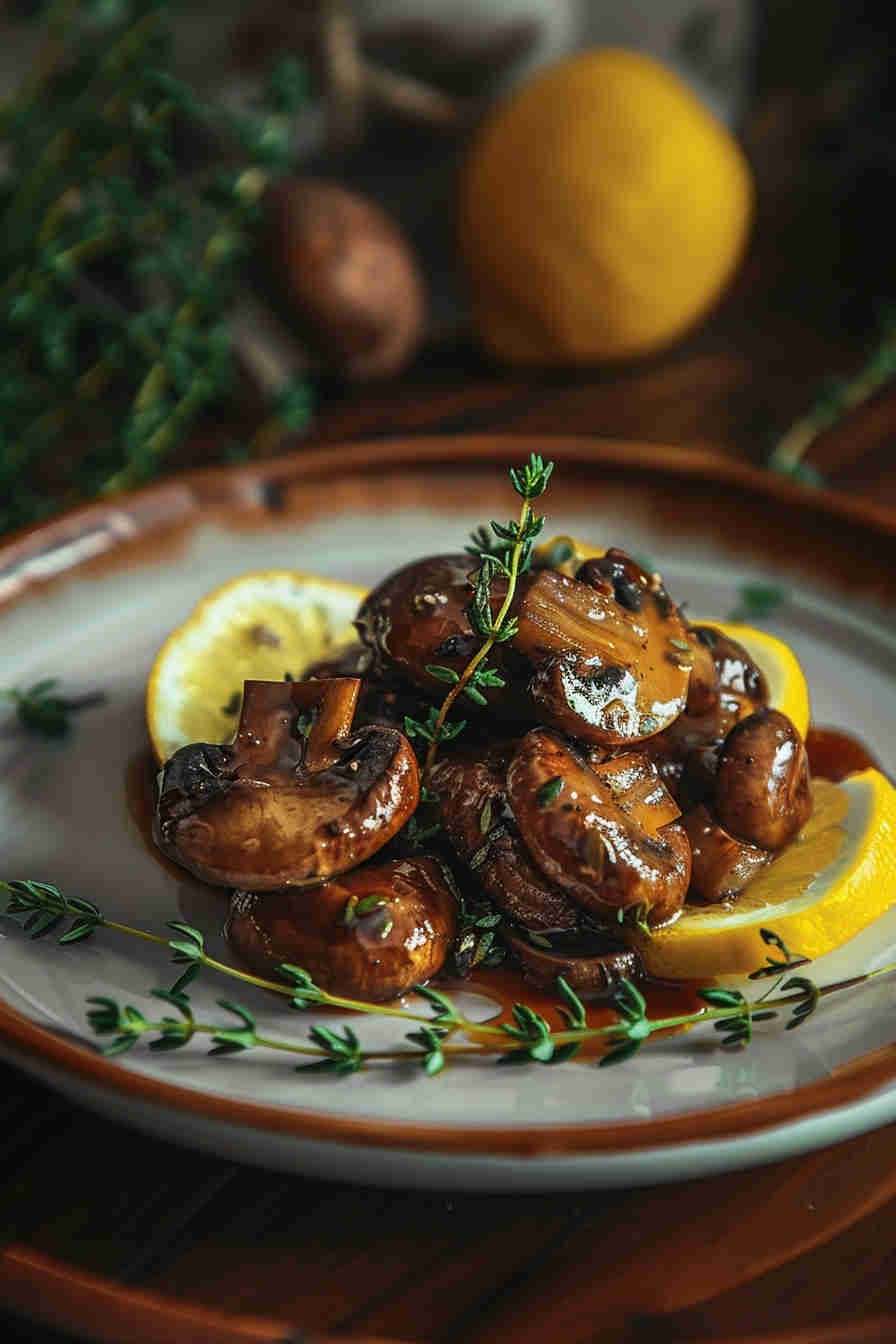 Sauteed Mushrooms with Lemon and Thyme