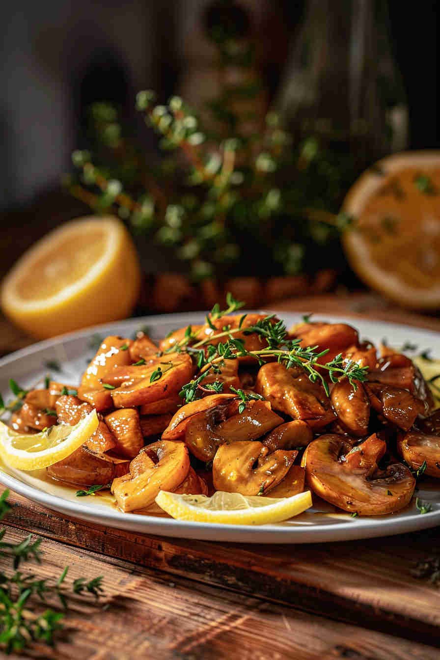 Sauteed Mushrooms with Lemon and Thyme