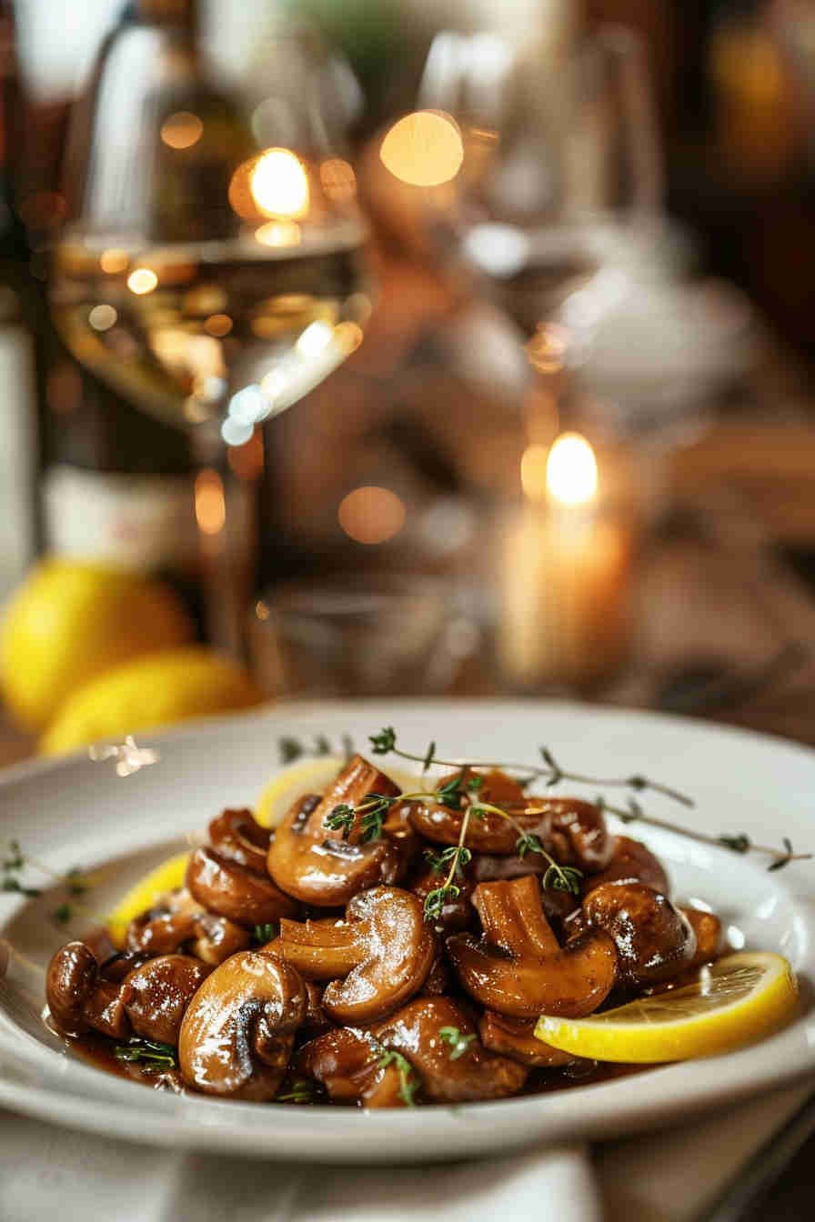 Sauteed Mushrooms with Lemon and Thyme
