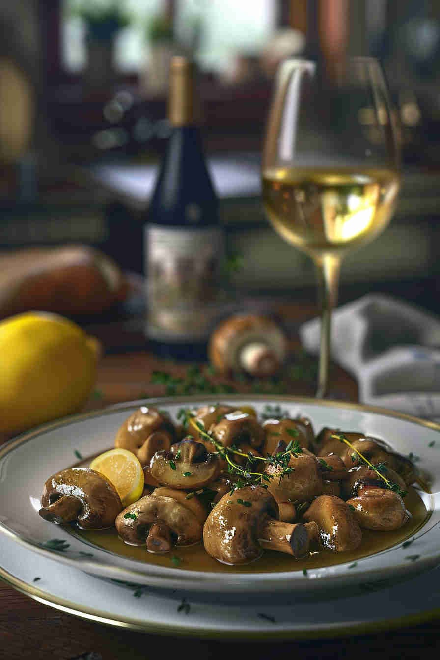Sauteed Mushrooms with Lemon and Thyme