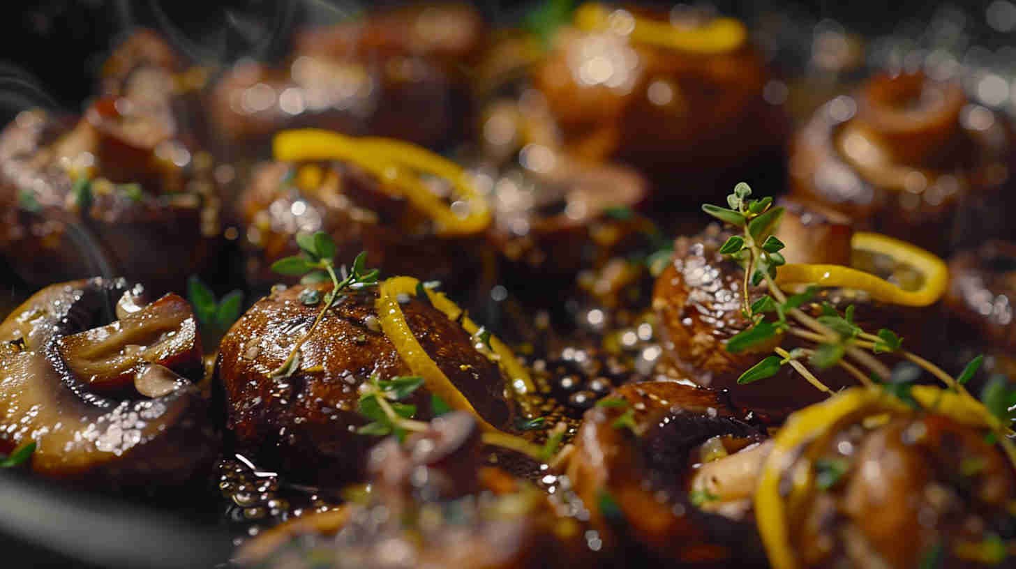 Sauteed Mushrooms with Lemon and Thyme
