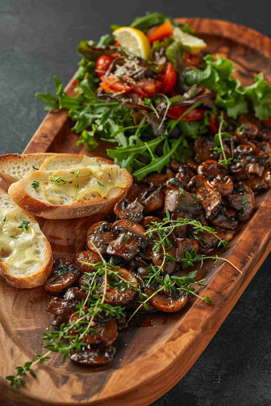 Sauteed Mushrooms with Lemon and Thyme