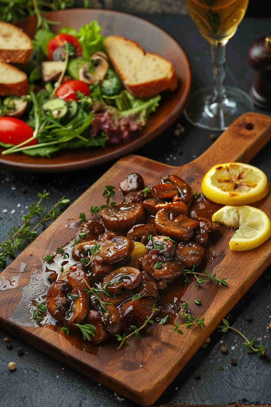 Sauteed Mushrooms with Lemon and Thyme
