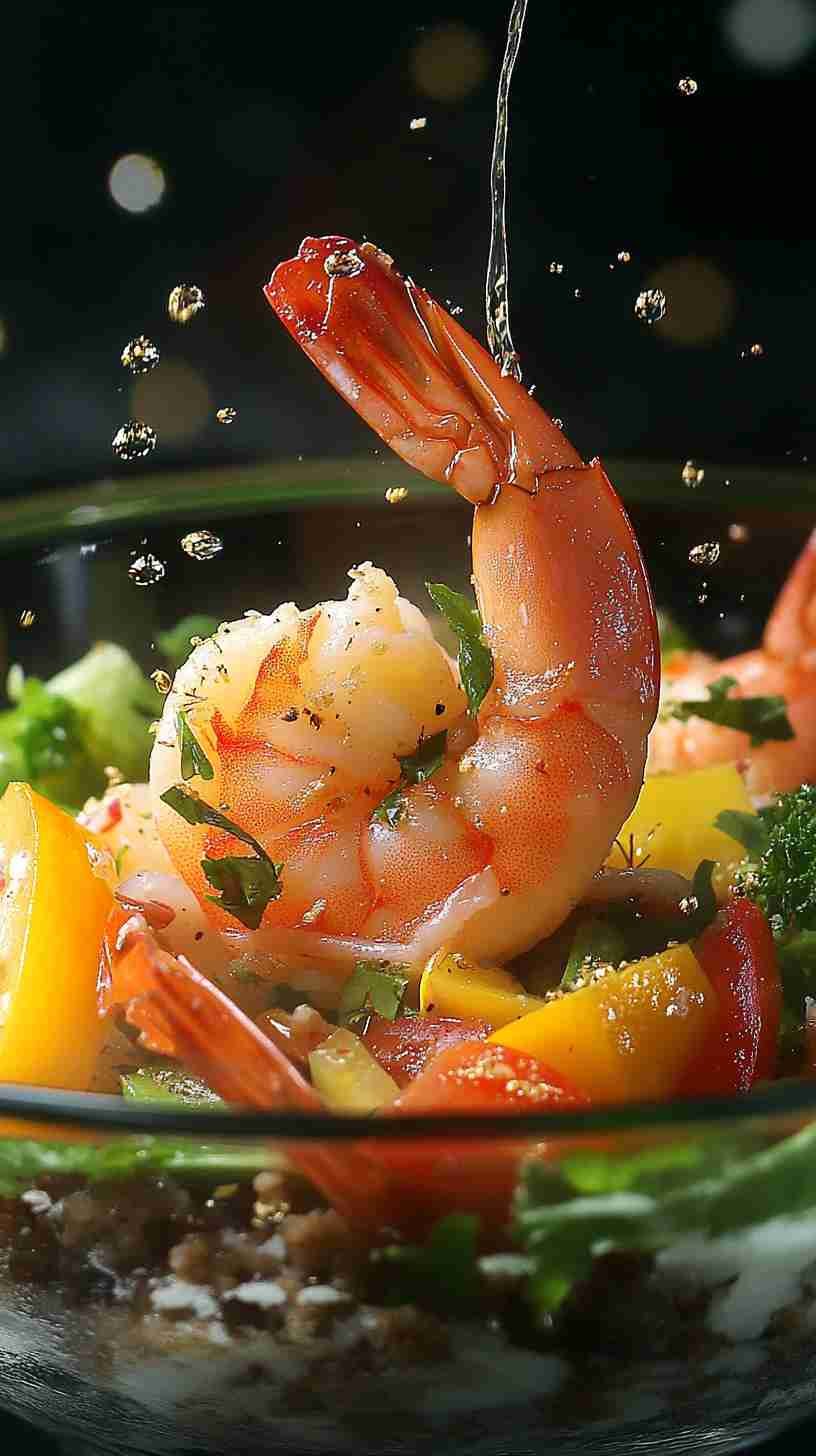 Shrimp and Veggie Stir-Fry with Brown Rice