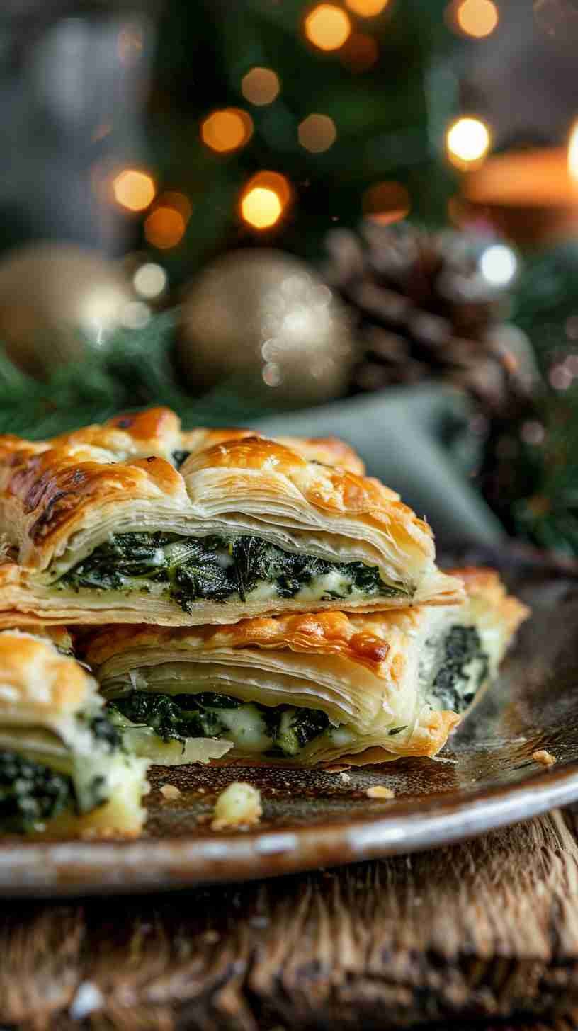 Spinach and Cheese Puff Pastries