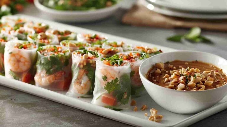 Spring Rolls with Dipping Sauce