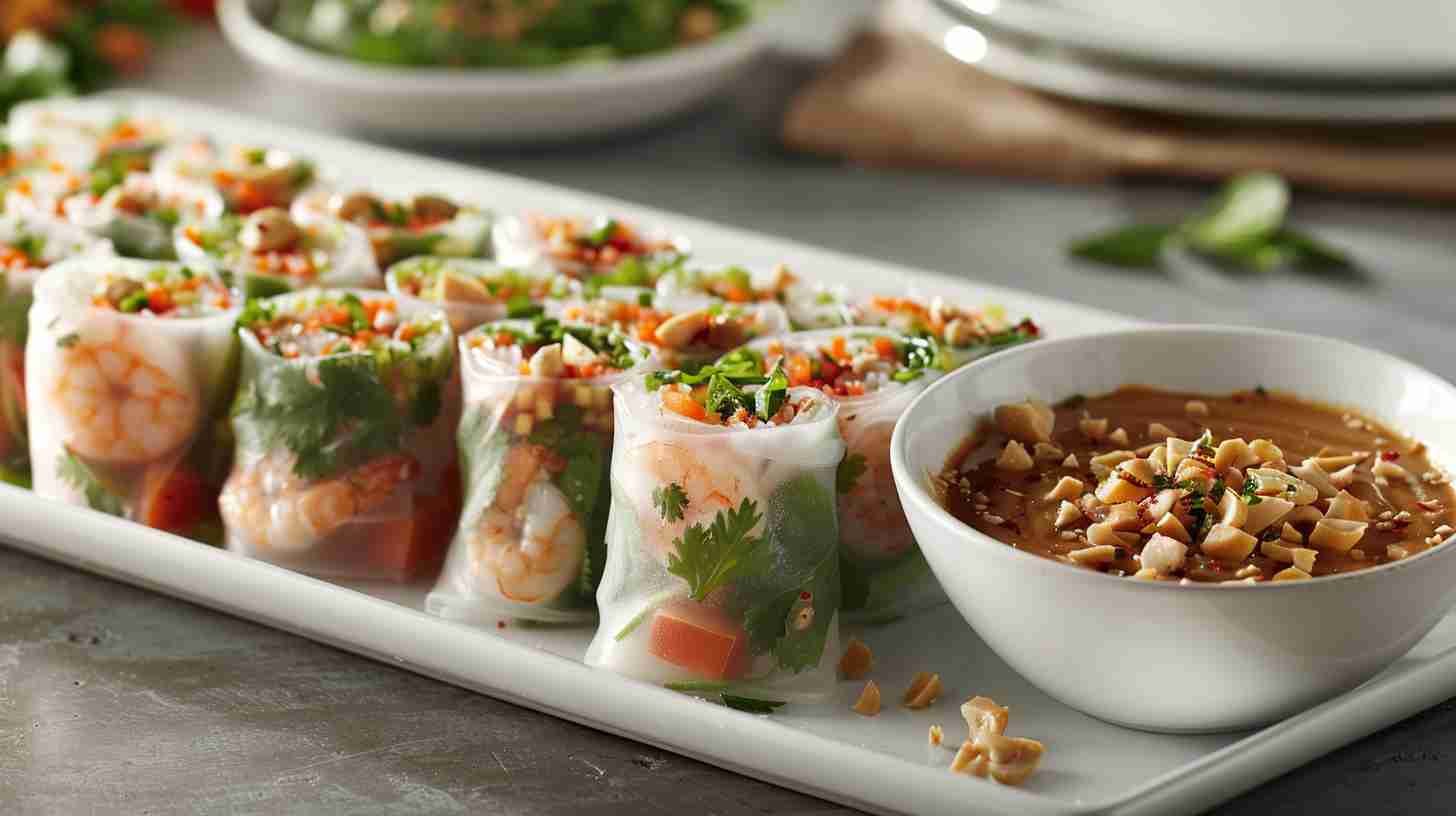 Spring Rolls with Dipping Sauce