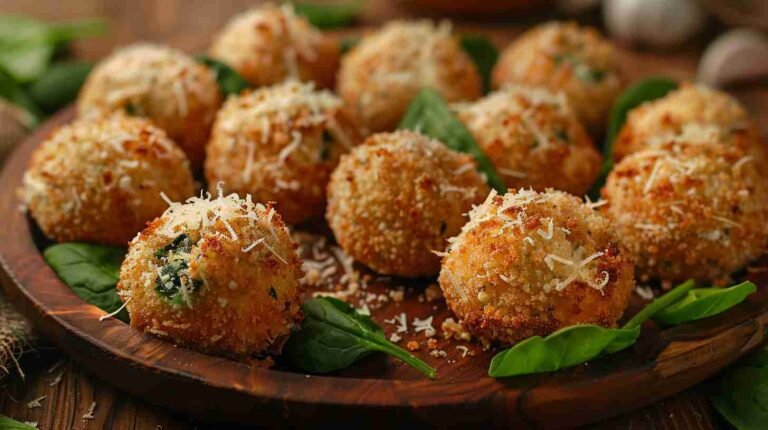 Stuffed Cap Mushrooms with Ricotta and Spinach