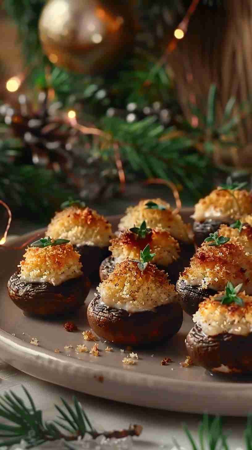 Stuffed Mushrooms- Easy Finger Foods for Party