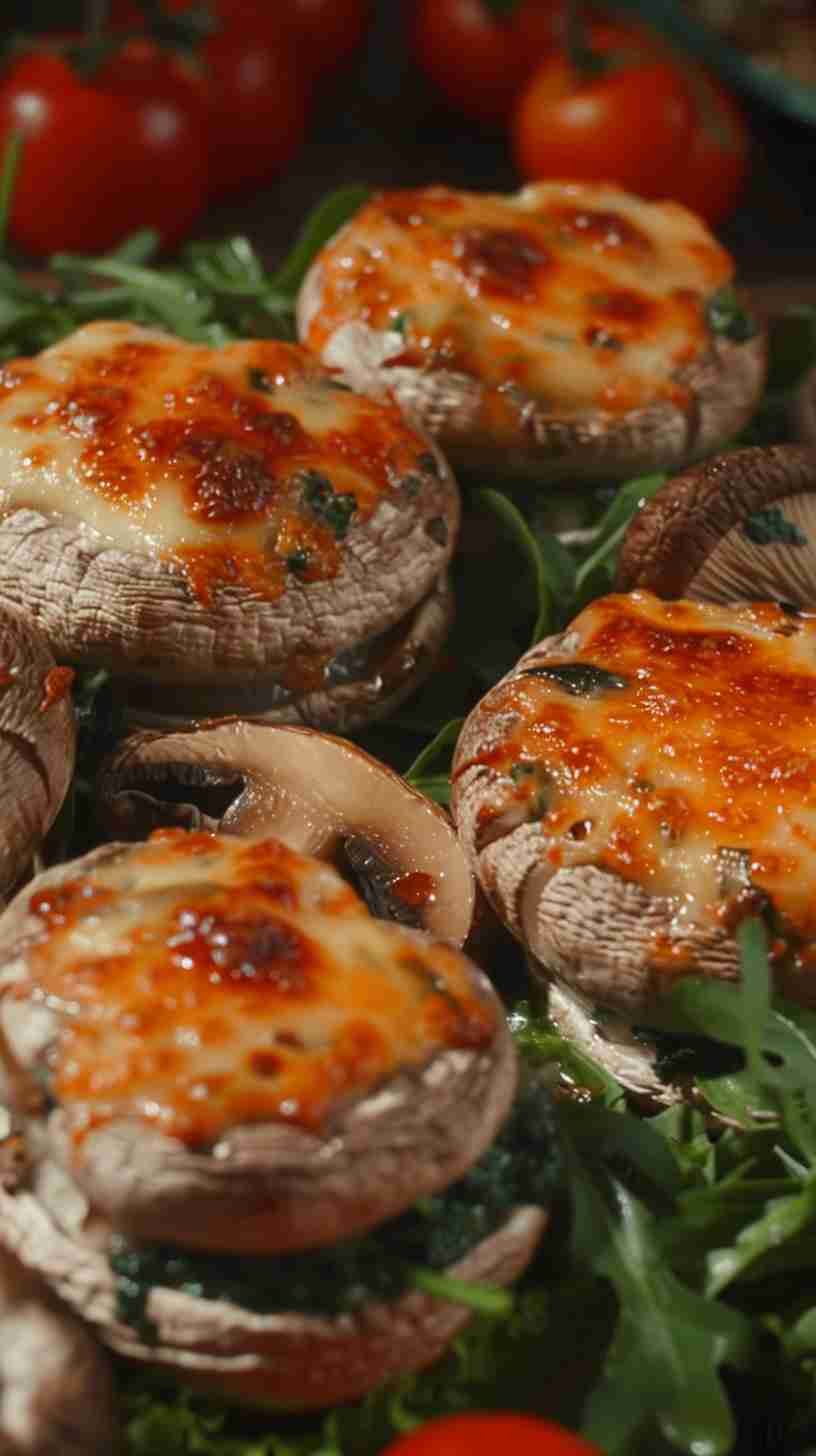Stuffed Mushrooms- Easy Finger Foods for Party