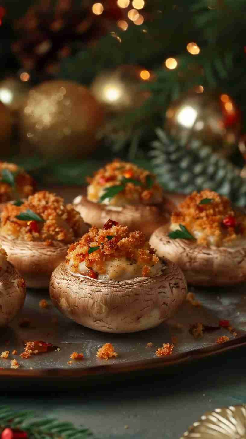 Stuffed Mushrooms- Easy Finger Foods for Party