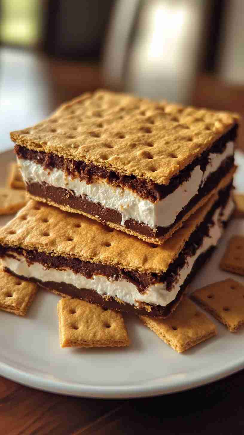 S'mores Bars with Yellow Cake Mix