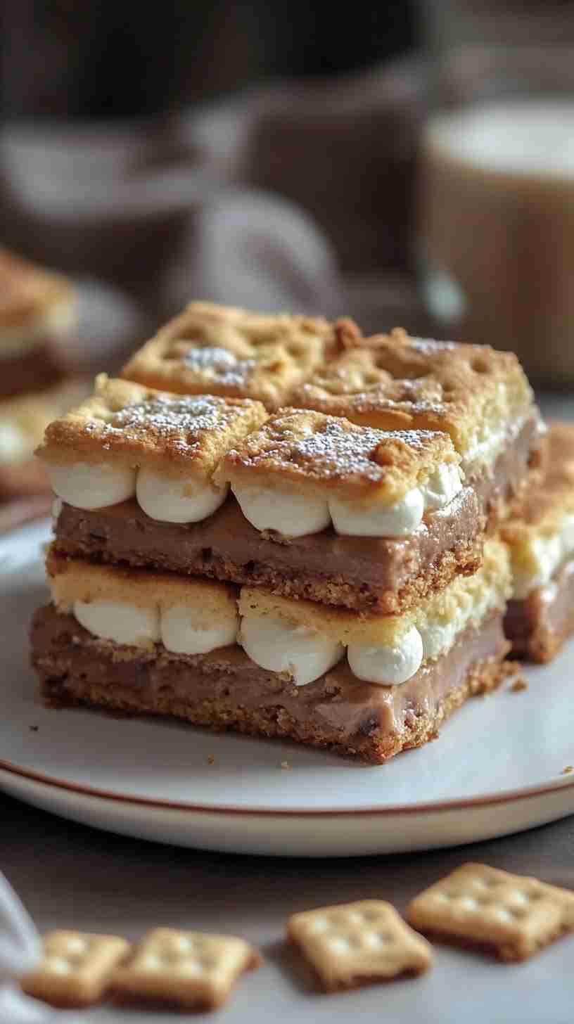 S'mores Bars with Yellow Cake Mix