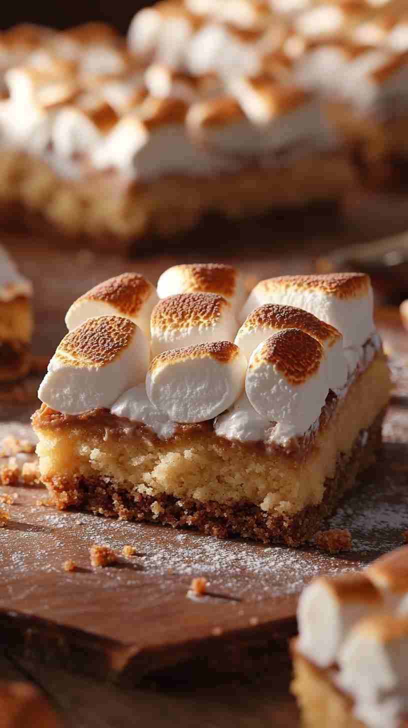 S'mores Bars with Yellow Cake Mix