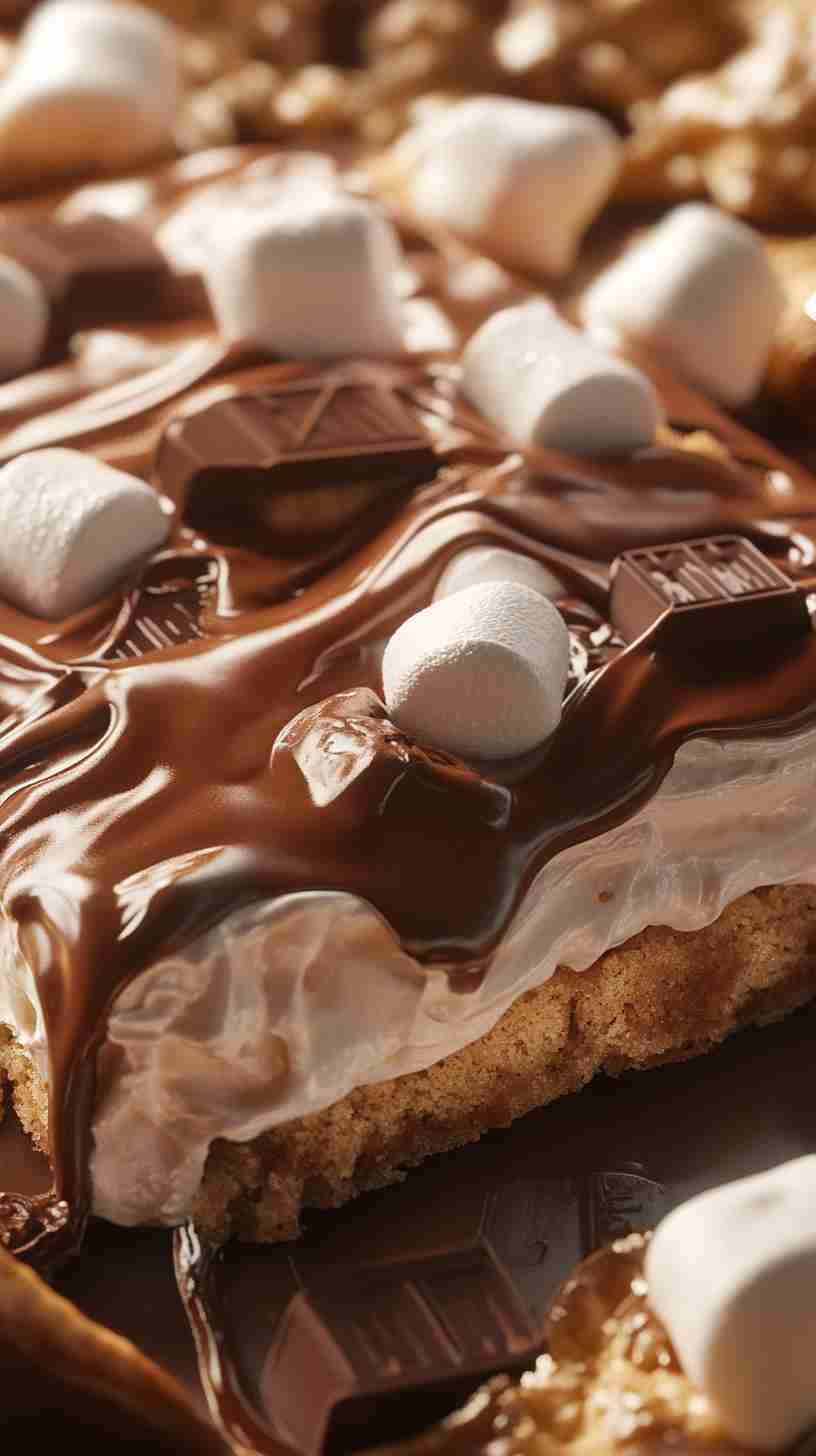 S'mores Bars with Yellow Cake Mix