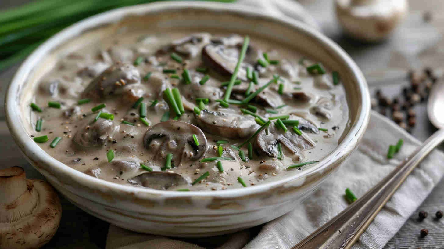 Vegan Mushroom Stroganoff
