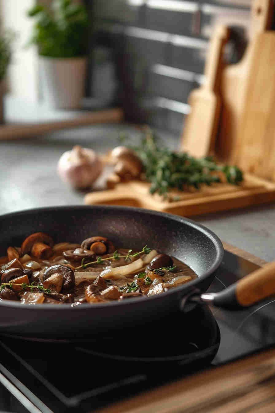 Vegan Mushroom Stroganoff