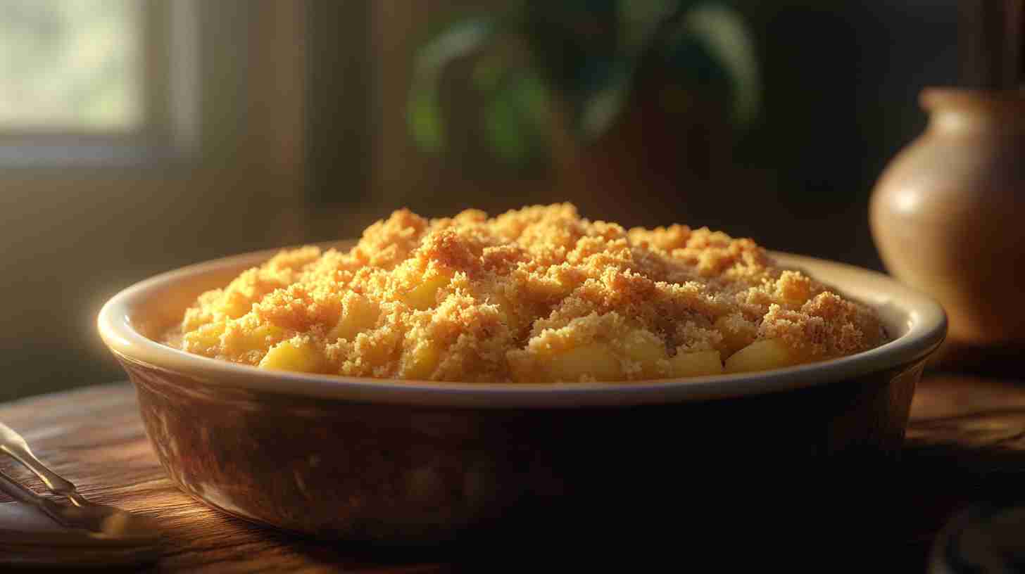 Yellow Cake Mix Apple Crisp