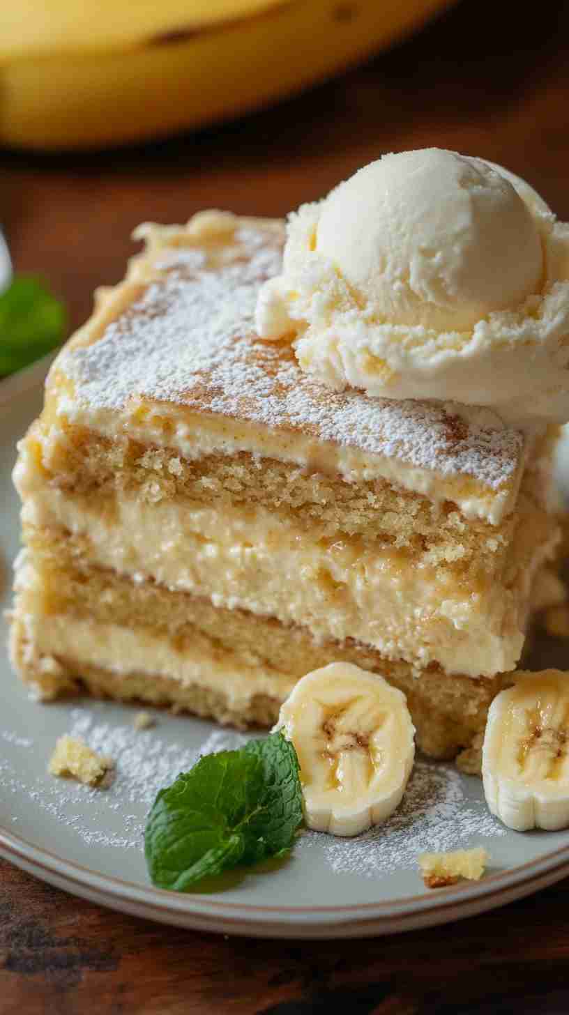 Yellow Cake Mix Banana Pudding Cake