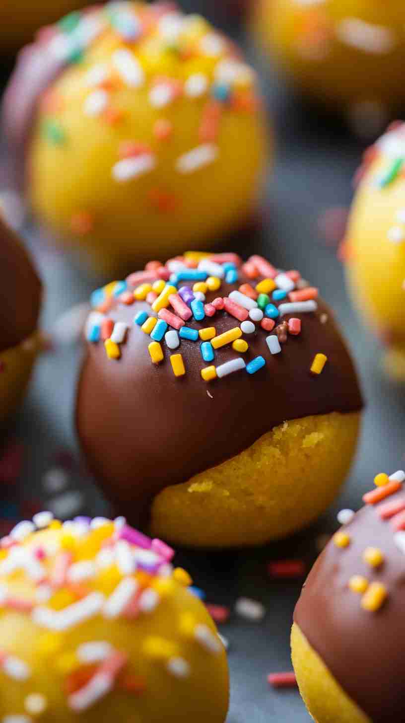 Yellow Cake Mix Cake Balls