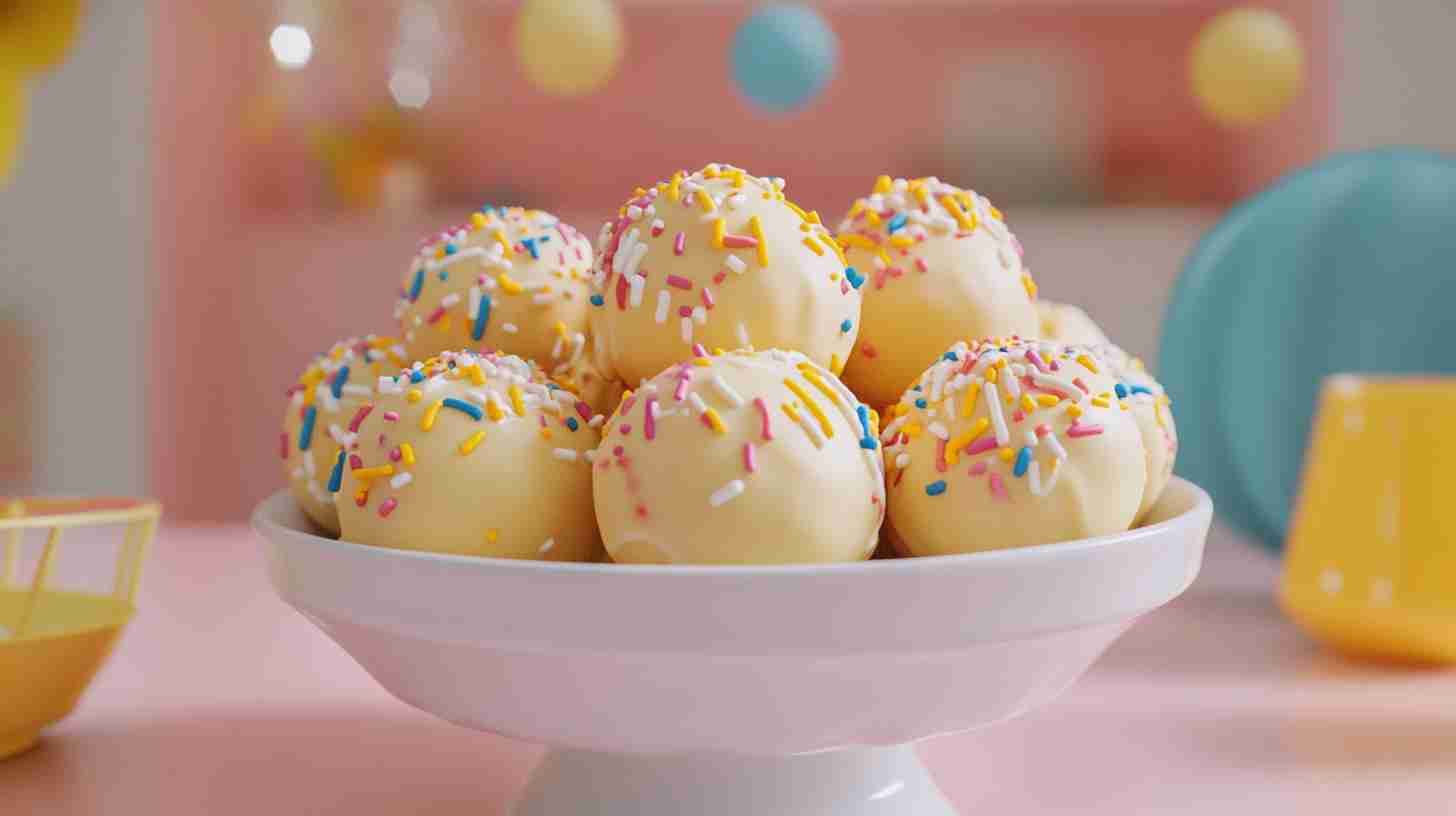 Yellow Cake Mix Cake Balls