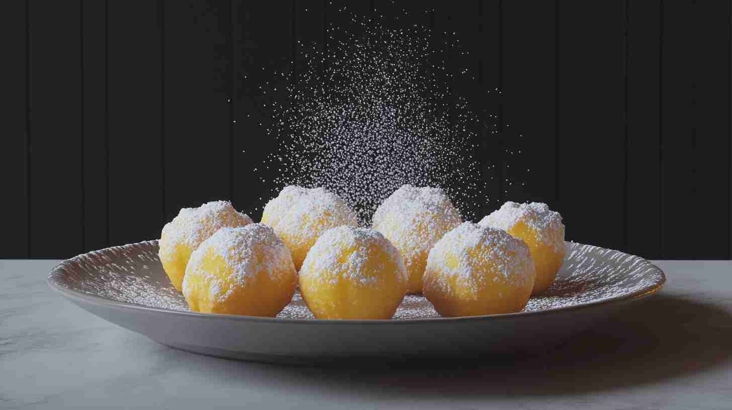 Yellow Cake Mix Donut Holes