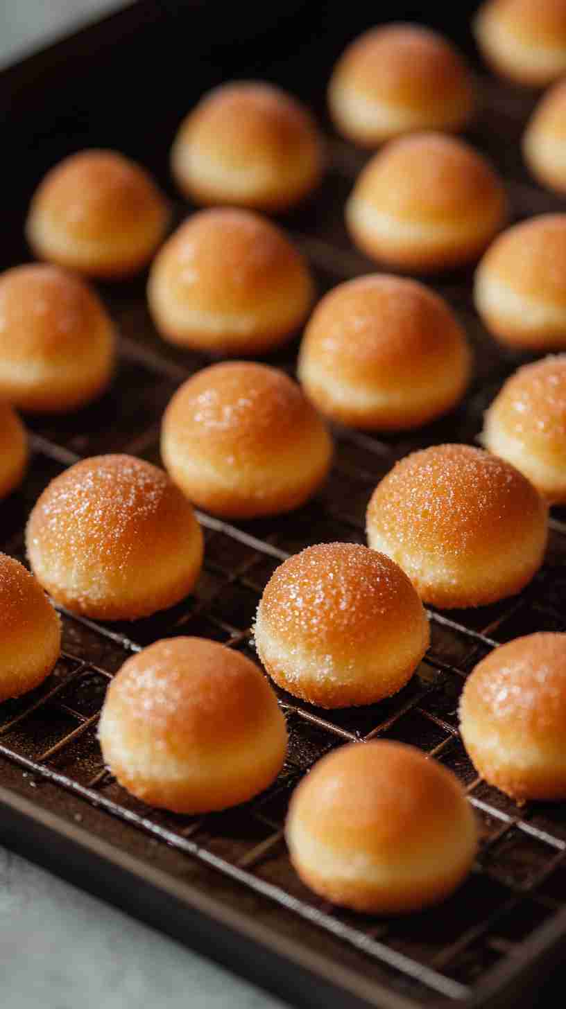 Yellow Cake Mix Donut Holes