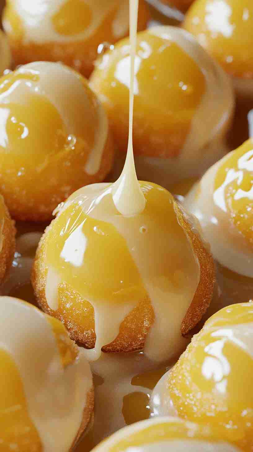 Yellow Cake Mix Donut Holes
