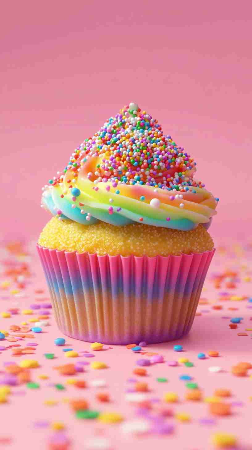 Yellow Cake Mix Funfetti Cupcakes