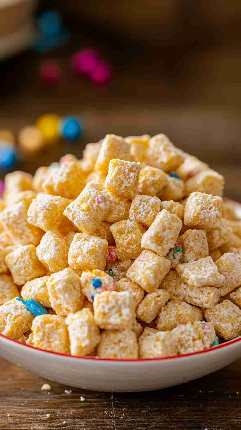 Yellow Cake Mix Muddy Buddies