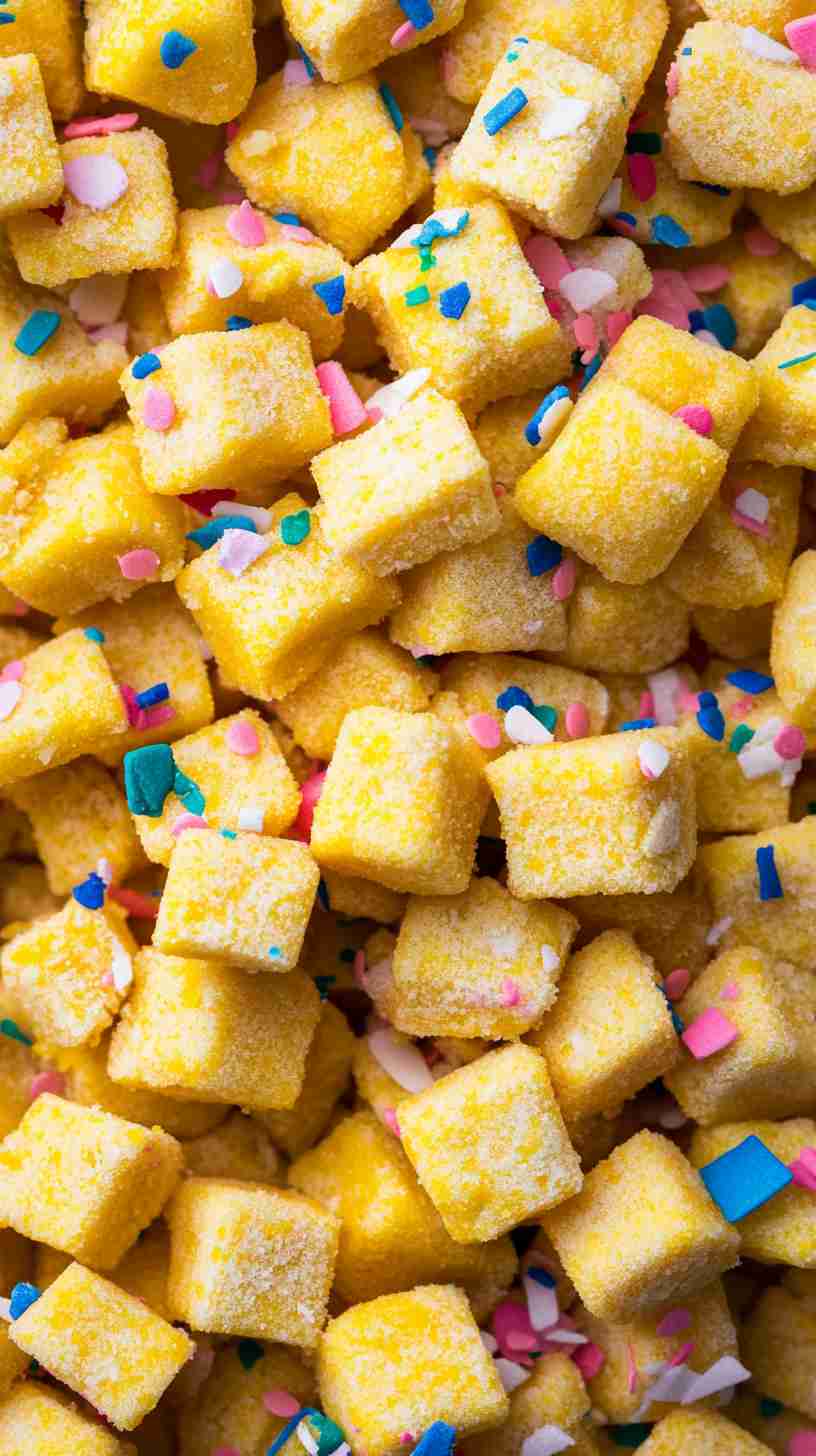 Yellow Cake Mix Muddy Buddies