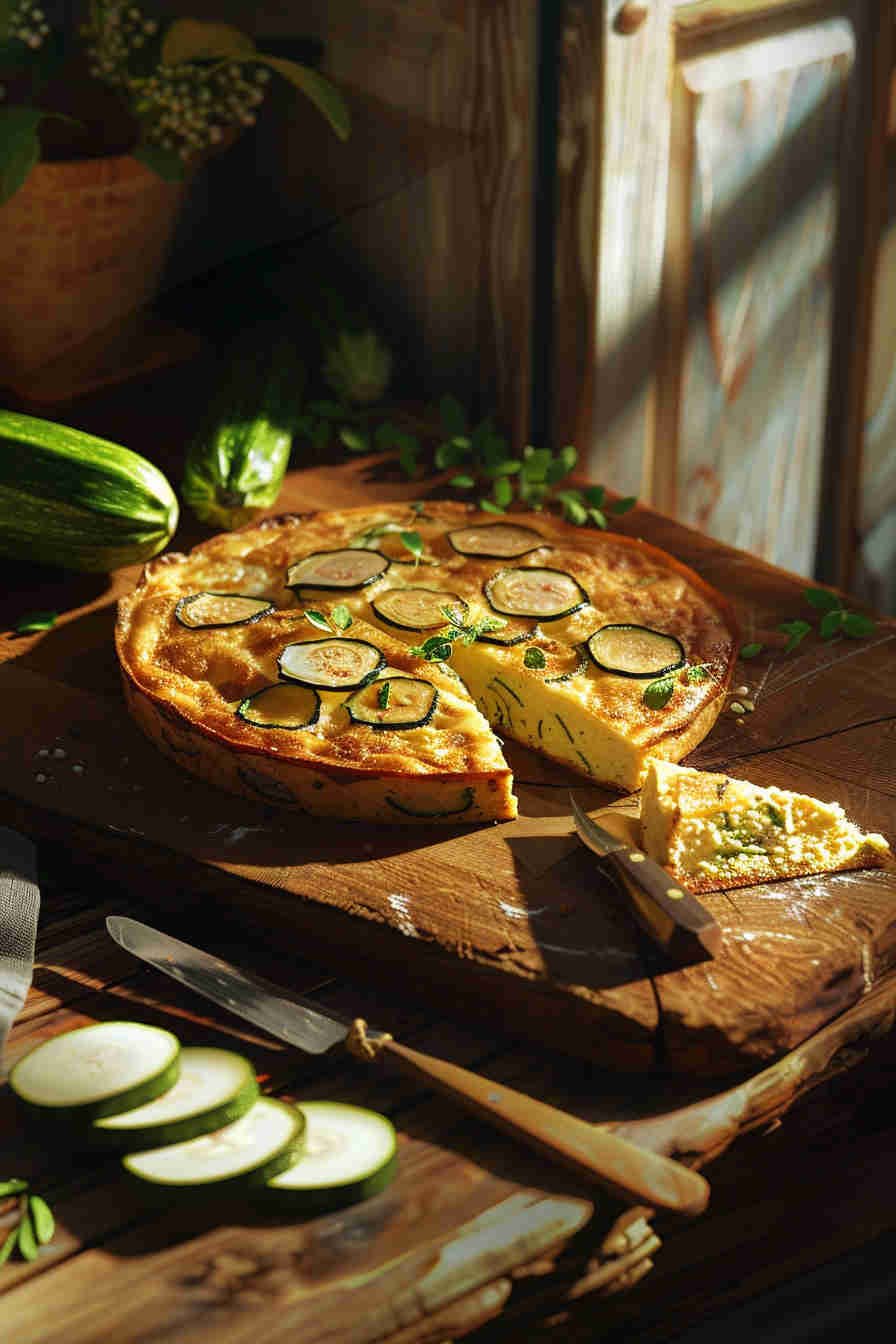 Zucchini and Mushroom Frittata